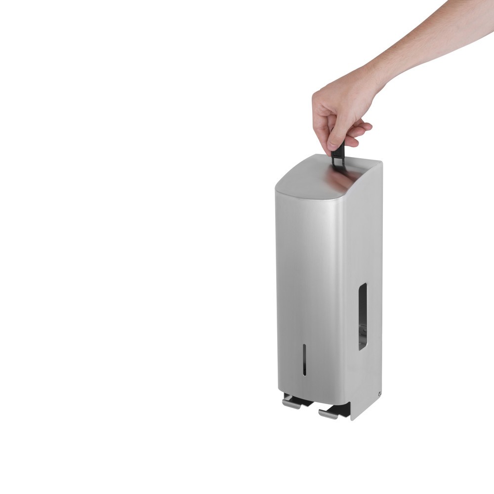 Produktabbildung Nr. 7: Air-Wolf Toilettenpapierspender für 3 Haushaltsrollen Edelstahl gebürstet