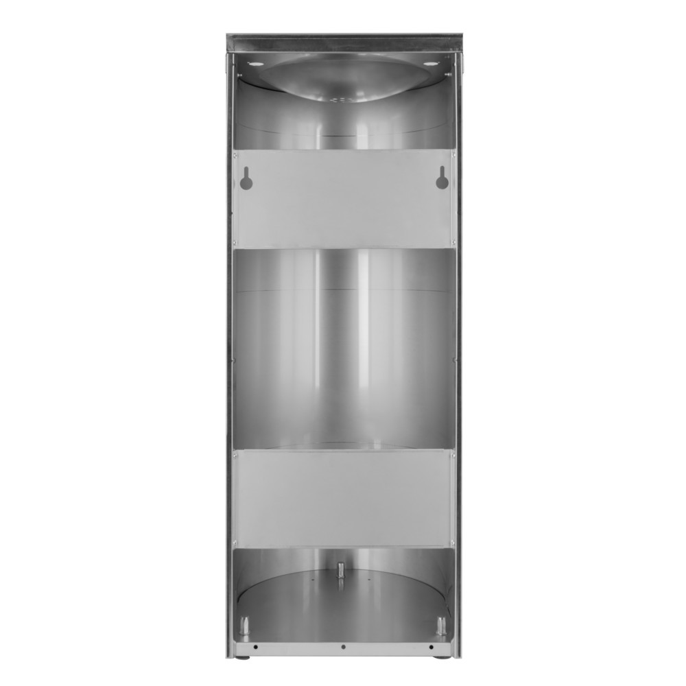 Produktabbildung Nr. 2: Air-Wolf Trinkbrunnen Halbsäule aus Edelstahl V2A gebürstet
