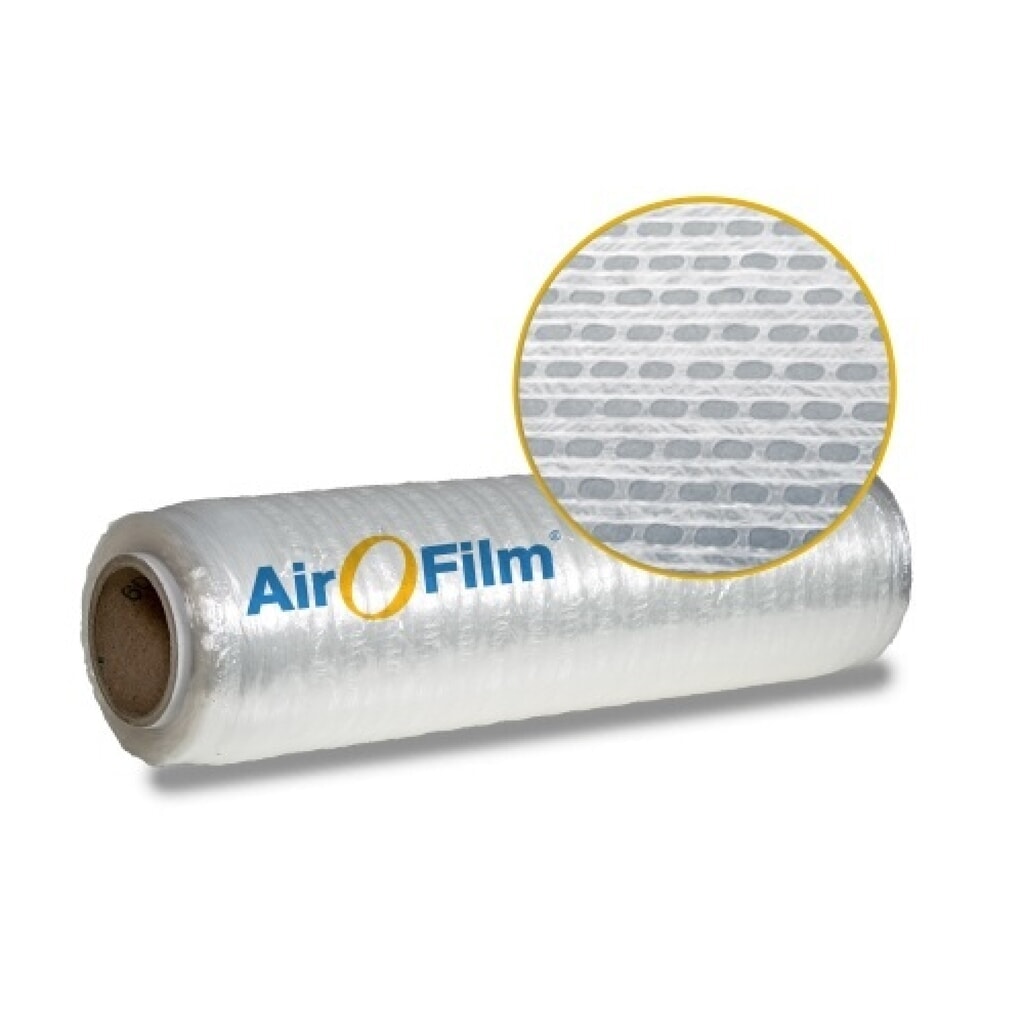 AirOFilm® Maschinenstretchfolie Standard, BxL 430 mm x 4.000 m Produktabbildung: AirOFilm® Maschinenstretchfolie Standard, BxL 430 mm x 4.000 m