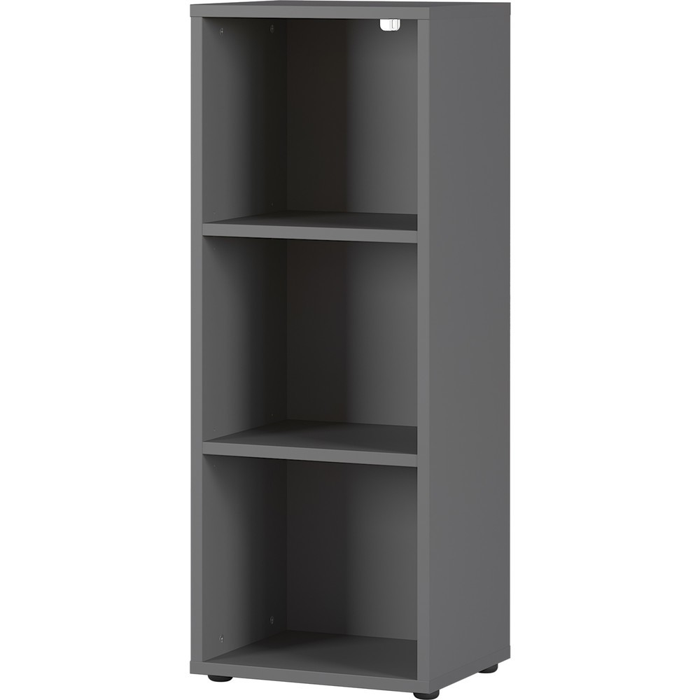 Produktabbildung Nr. 1: Aktenregal AGENDA, 3 Fächer, Höhe 1.200 mm, Breite 450 mm, Graphit