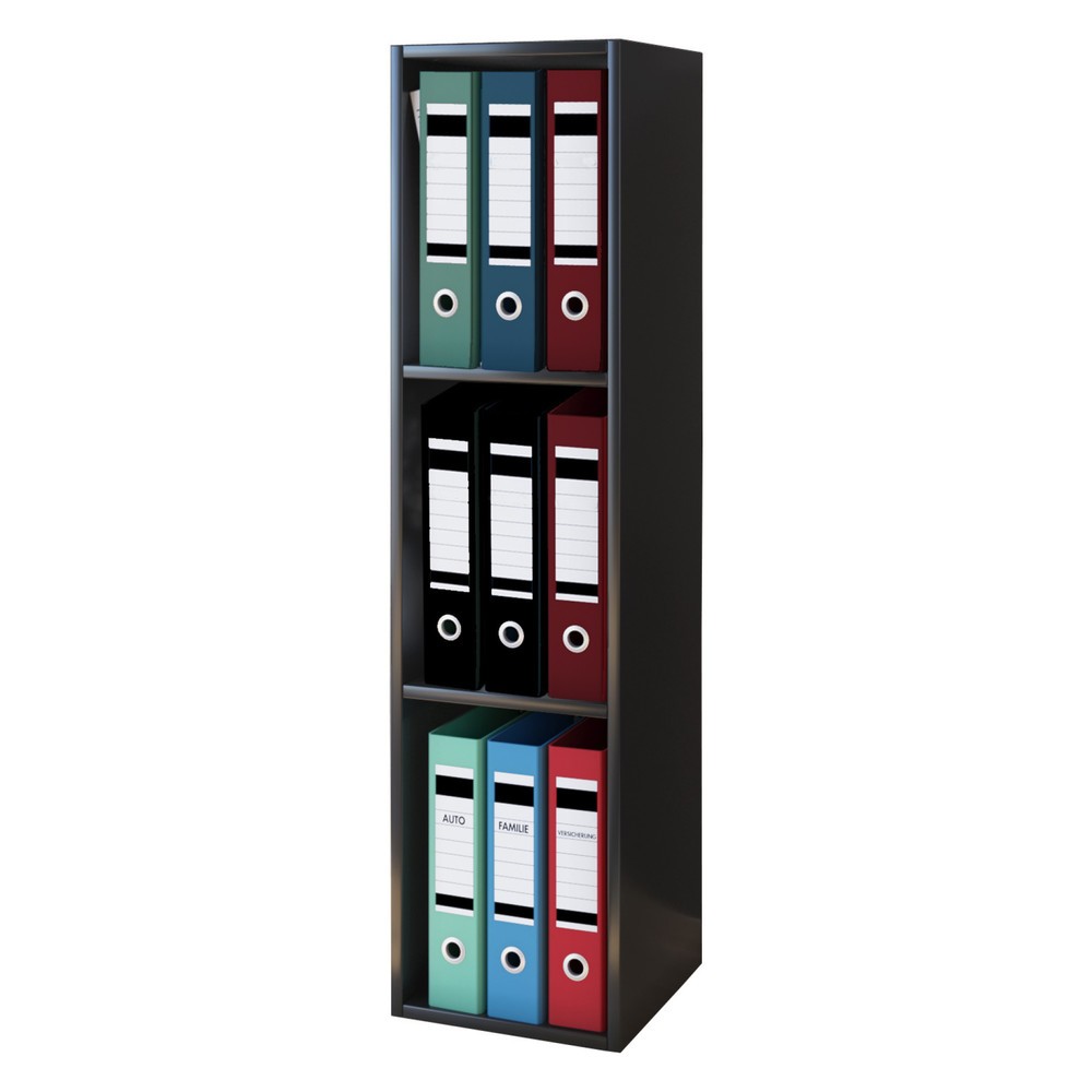 Produktabbildung: VCM Aktenregal Offas, schwarz