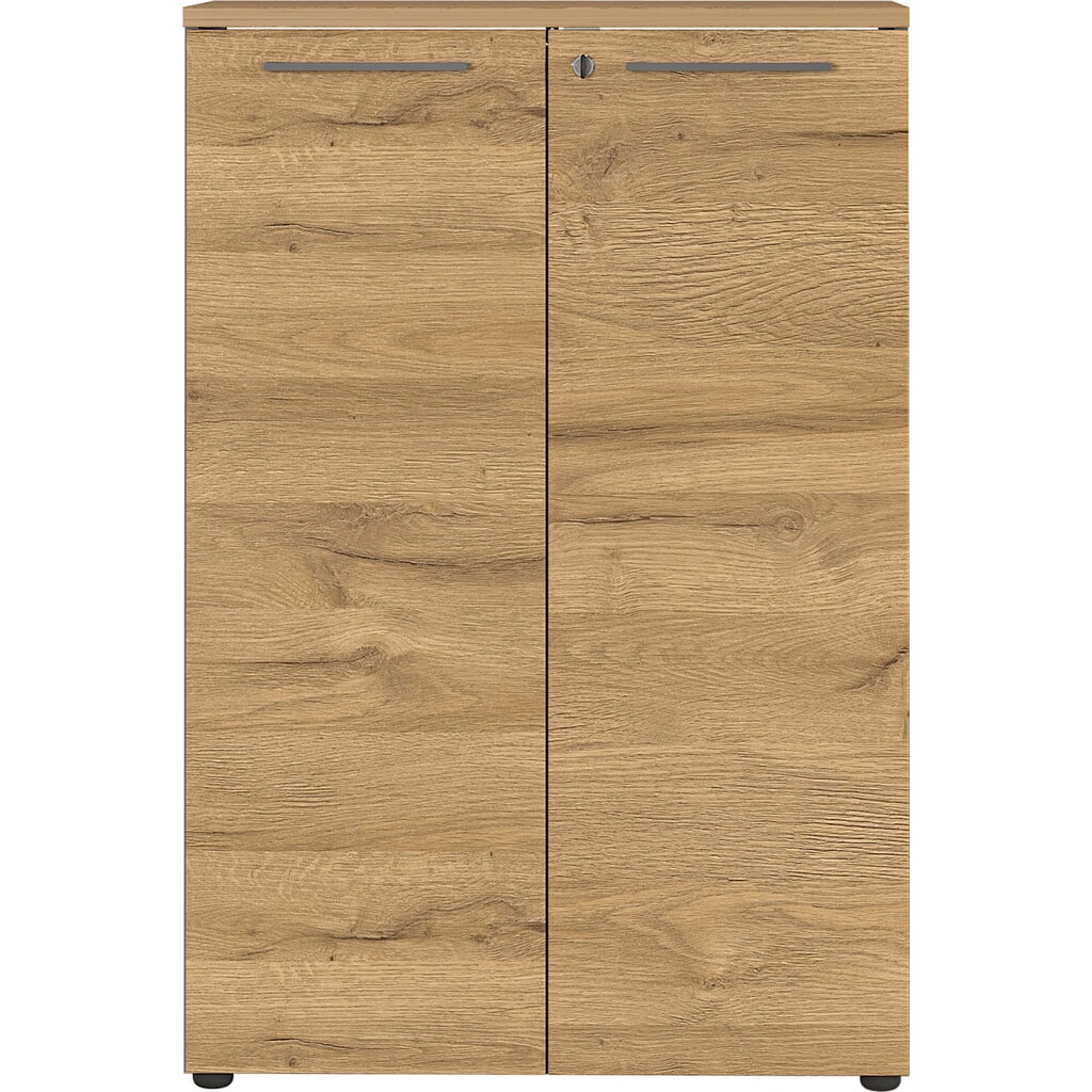 Aktenschrank AGENDA, geschlossen, 2 Flügeltüren, Höhe 1.200 mm, Breite 800 mm, Graphit/Grandson-Eiche-Nb. Produktabbildung Nr. 6: Aktenschrank AGENDA, geschlossen, 2 Flügeltüren, Höhe 1.200 mm, Breite 800 mm, Graphit/Grandson-Eiche-Nb.