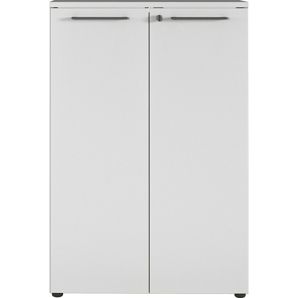 Produktabbildung Nr. 8: Aktenschrank AGENDA, geschlossen, 2 Flügeltüren, Höhe 1.200 mm, Breite 800 mm, lichtgrau