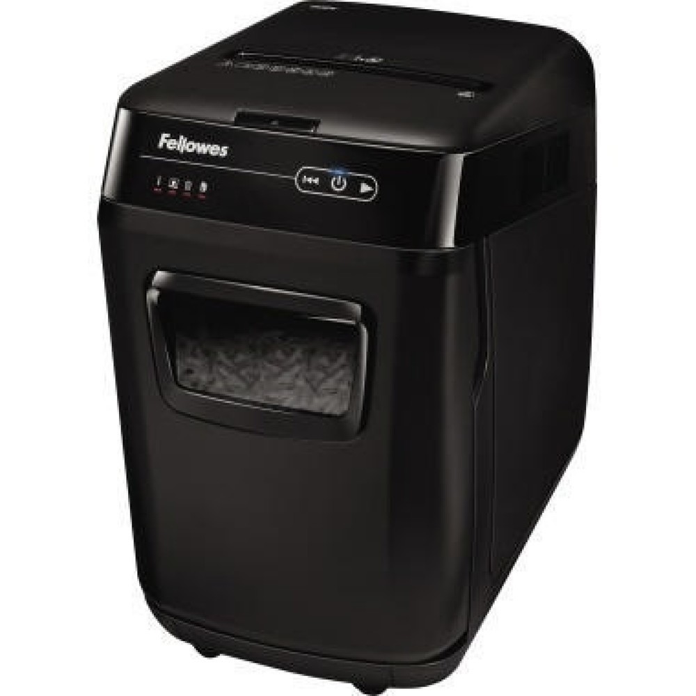 Produktabbildung: Fellowes Aktenvernichter AutoMax 200C 4653601 Partikelschnitt sw