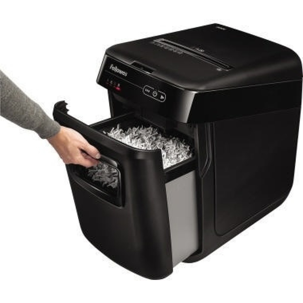 Produktabbildung Nr. 2: Fellowes Aktenvernichter AutoMax 200C 4653601 Partikelschnitt sw