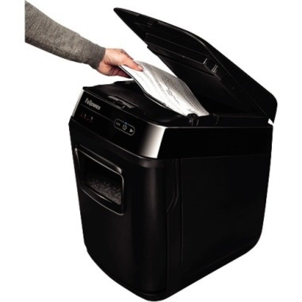 Produktabbildung Nr. 4: Fellowes Aktenvernichter AutoMax 200C 4653601 Partikelschnitt sw