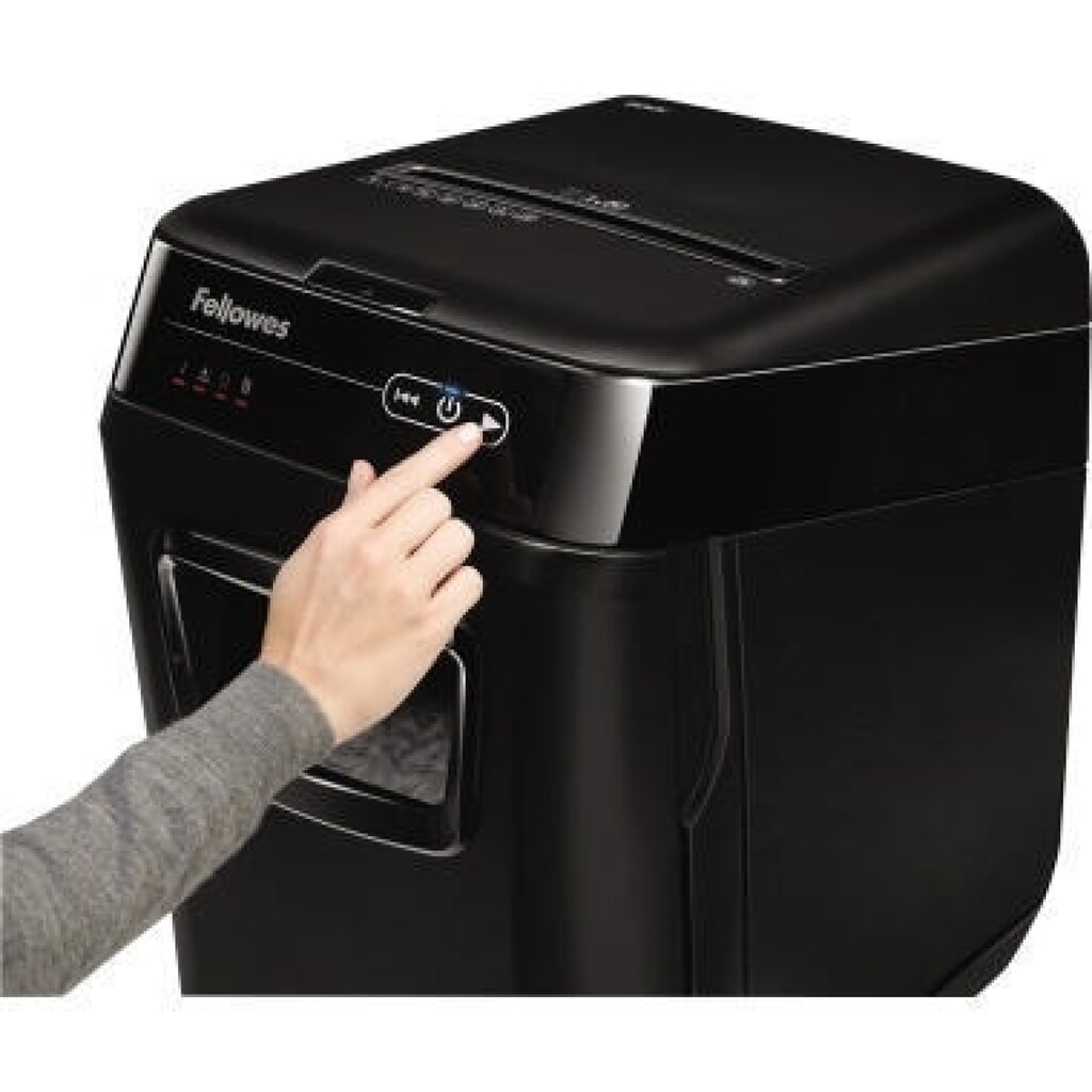 Fellowes Aktenvernichter AutoMax 200C 4653601 Partikelschnitt sw Produktabbildung Nr. 5: Fellowes Aktenvernichter AutoMax 200C 4653601 Partikelschnitt sw