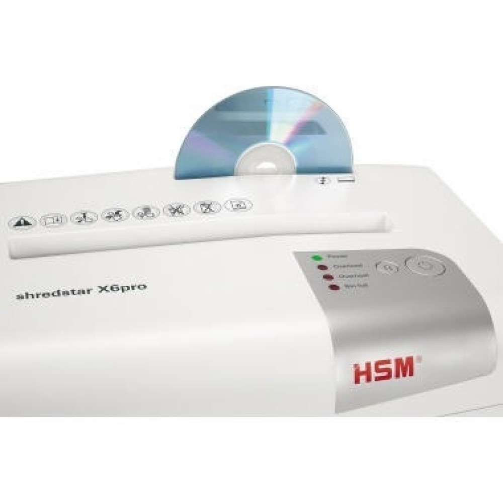 Produktabbildung Nr. 7: HSM® Aktenvernichter Shredstar X6 pro 1046111 2x15mm weiß