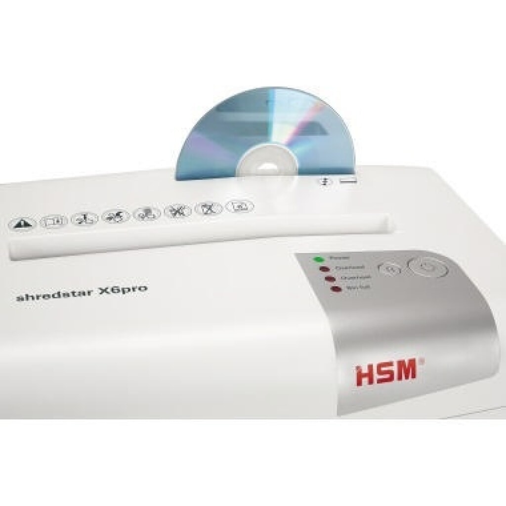 Produktabbildung Nr. 15: HSM® Aktenvernichter Shredstar X6 pro 1046111 2x15mm weiß