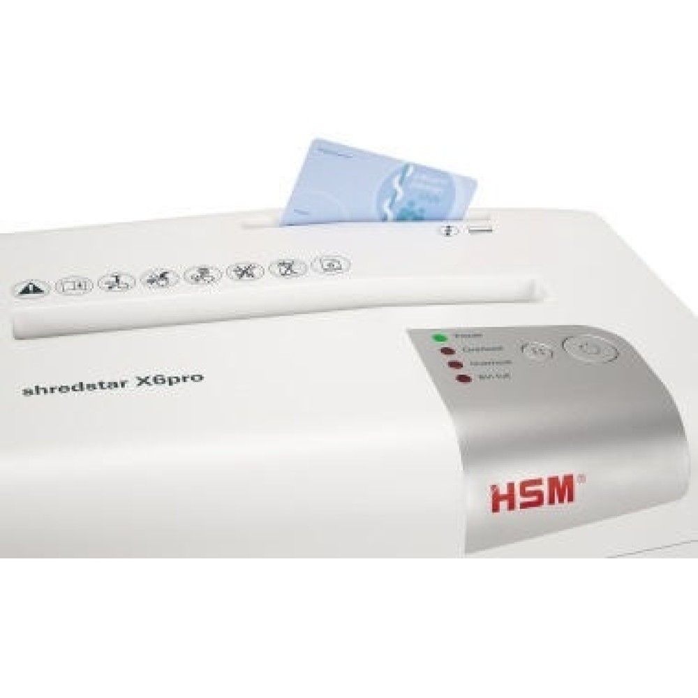 Produktabbildung Nr. 9: HSM® Aktenvernichter Shredstar X6 pro 1046111 2x15mm weiß