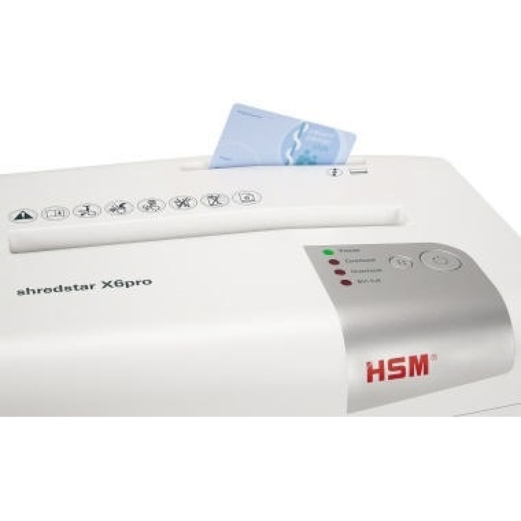 Produktabbildung Nr. 13: HSM® Aktenvernichter Shredstar X6 pro 1046111 2x15mm weiß