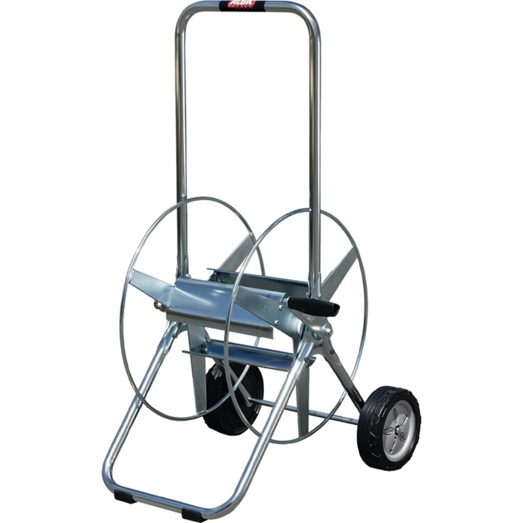 ALBA Schlauchwagen Silver Serie II, Stahl, Anschlussgewinde 26,44 mm 3/4 ″, Karton Produktabbildung: ALBA Schlauchwagen Silver Serie II, Stahl, Anschlussgewinde 26,44 mm 3/4 ″, Karton