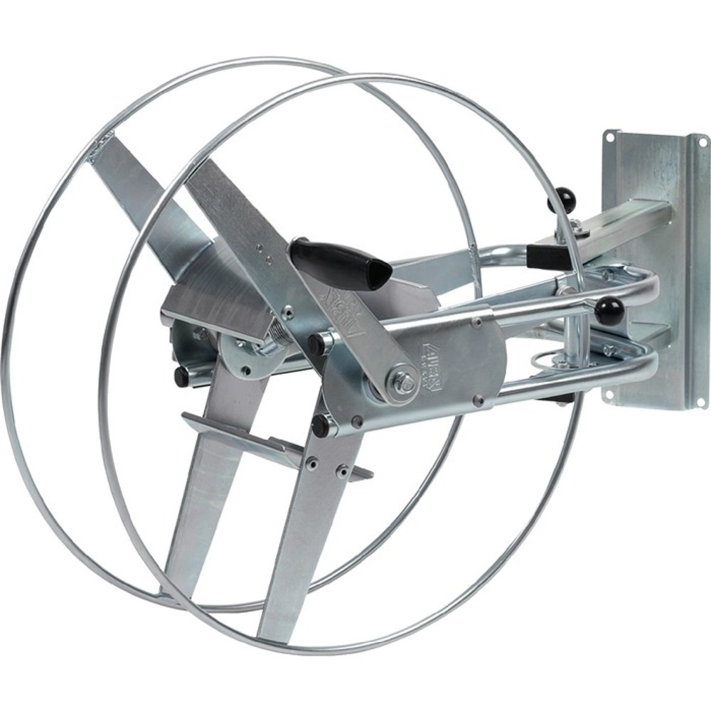 Produktabbildung: ALBA Wandschlauchhalter Status S, pulv. Stahl, Anschlussgewinde 26,44 mm 3/4 ″