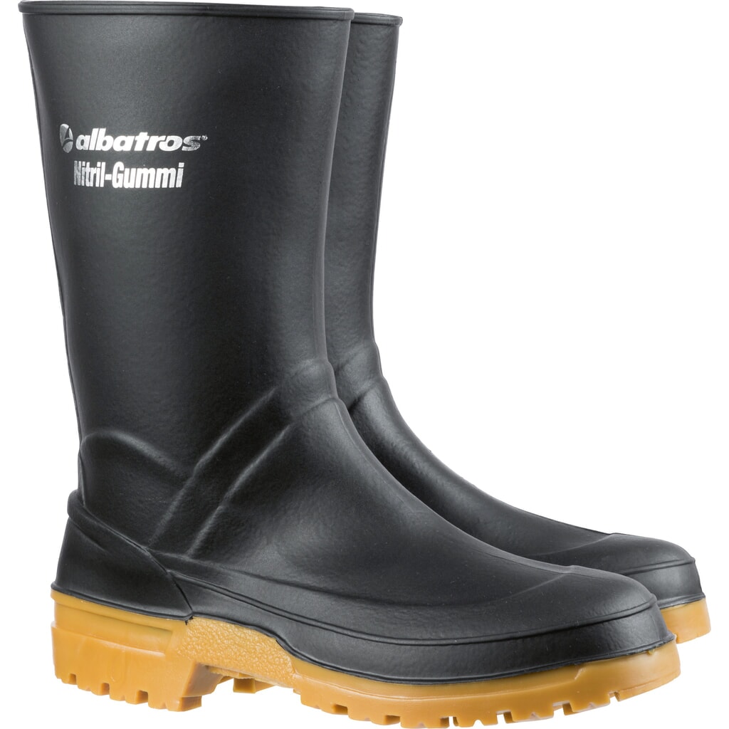 Produktabbildung Nr. 1: albatros GUARDIAN MID BLACK Nitrilgummistiefel Größe 44, schwarz