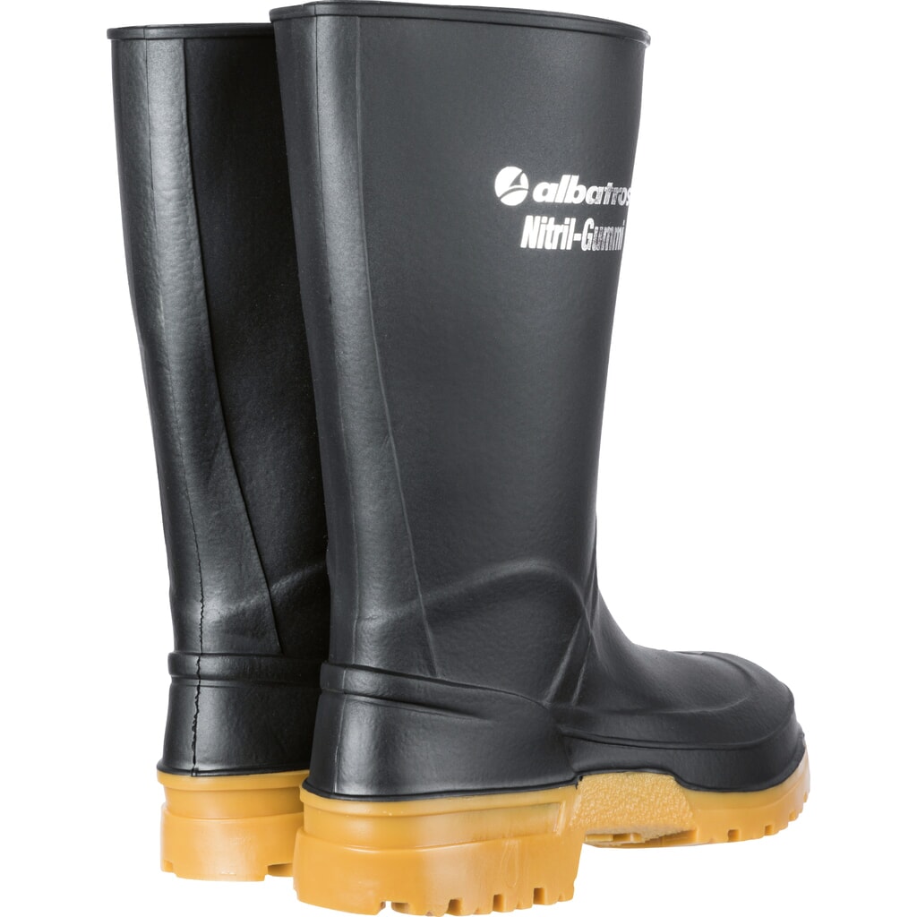 albatros GUARDIAN MID BLACK Nitrilgummistiefel Größe 44, schwarz Produktabbildung Nr. 2: albatros GUARDIAN MID BLACK Nitrilgummistiefel Größe 44, schwarz