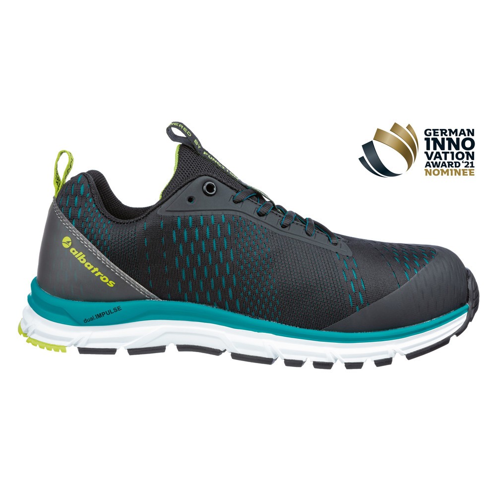 Produktabbildung Nr. 1: albatros Sicherheitshalbschuh AER55 IMPULSE BLACK BLUE LOW S1P ESD HRO SRA Größe 38, schwarz-blau