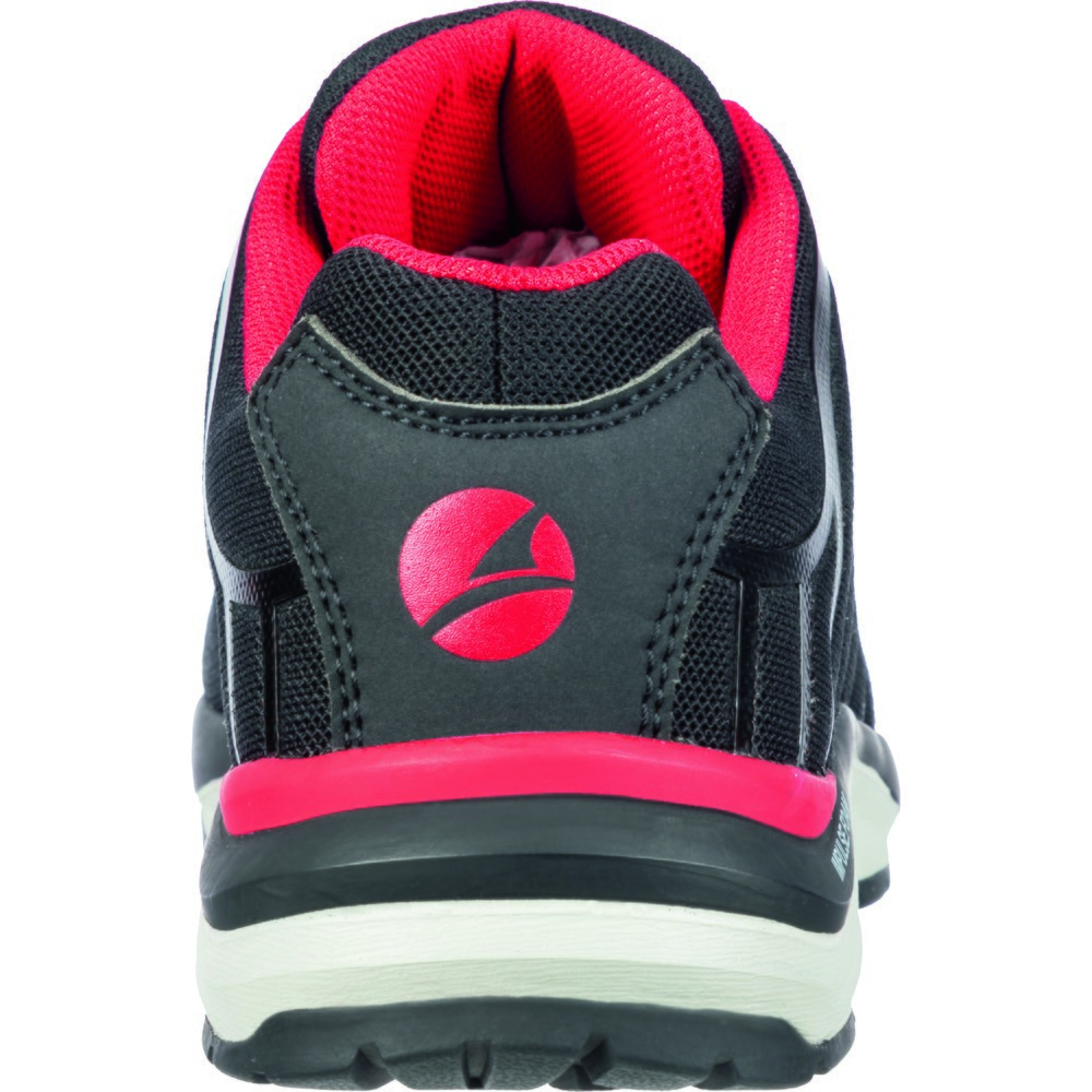Produktabbildung Nr. 2: albatros Sicherheitshalbschuh TWIST RED WNS LOW S1P ESD HRO SRC Größe 41, schwarz/rot