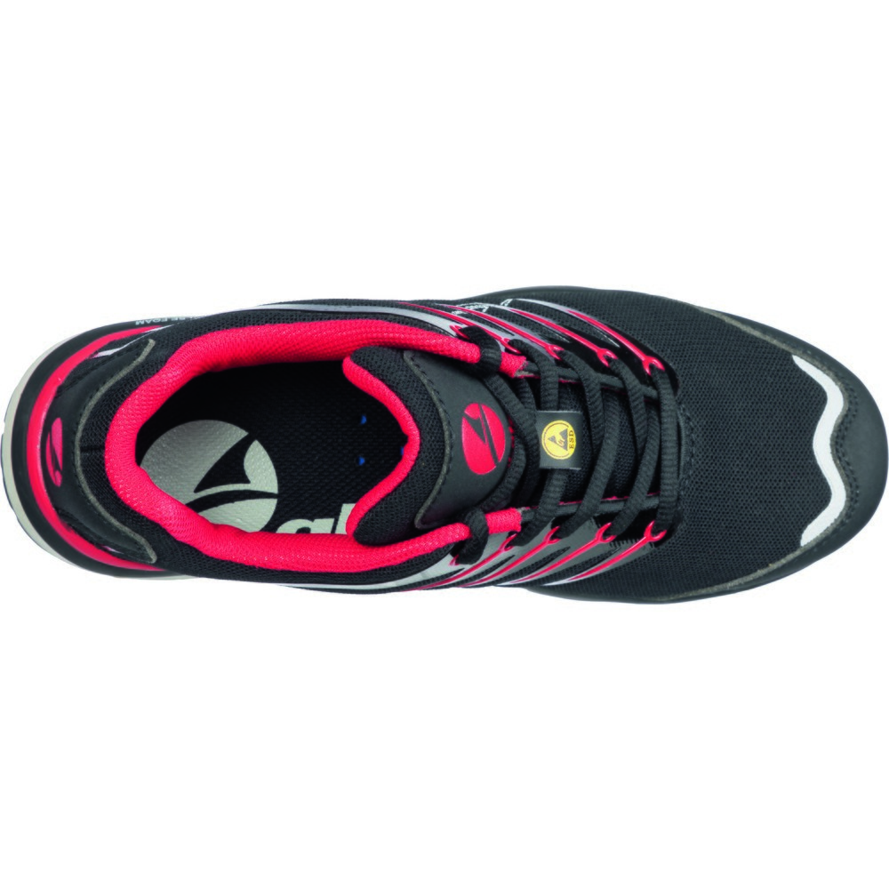 Produktabbildung Nr. 6: albatros Sicherheitshalbschuh TWIST RED WNS LOW S1P ESD HRO SRC Größe 41, schwarz/rot
