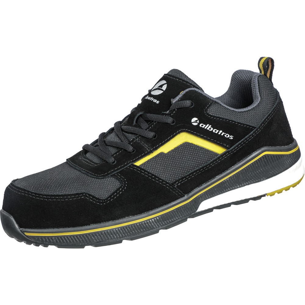 Produktabbildung Nr. 2: albatros Sicherheitsschuh COURT BLACK LOW, schwarz/gelb, Größe 41