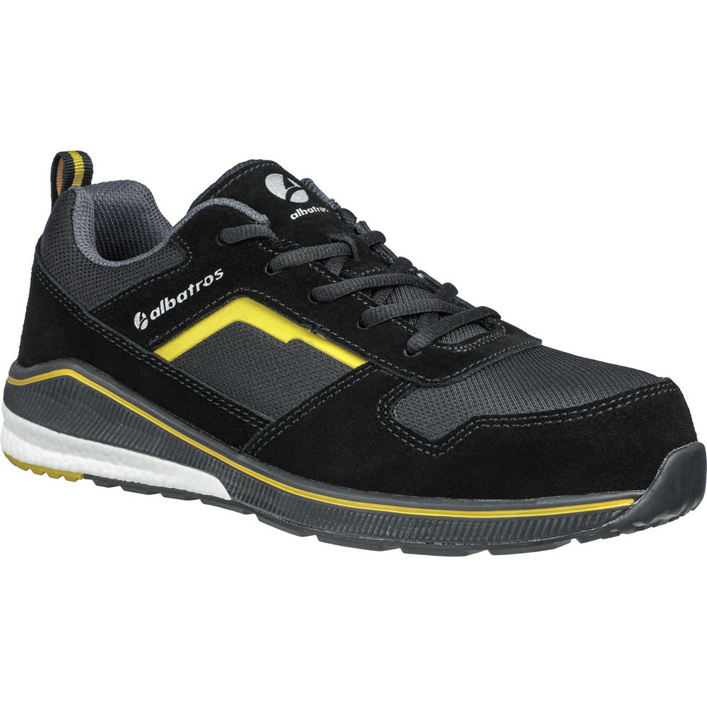 Produktabbildung Nr. 7: albatros Sicherheitsschuh COURT BLACK LOW, schwarz/gelb, Größe 41