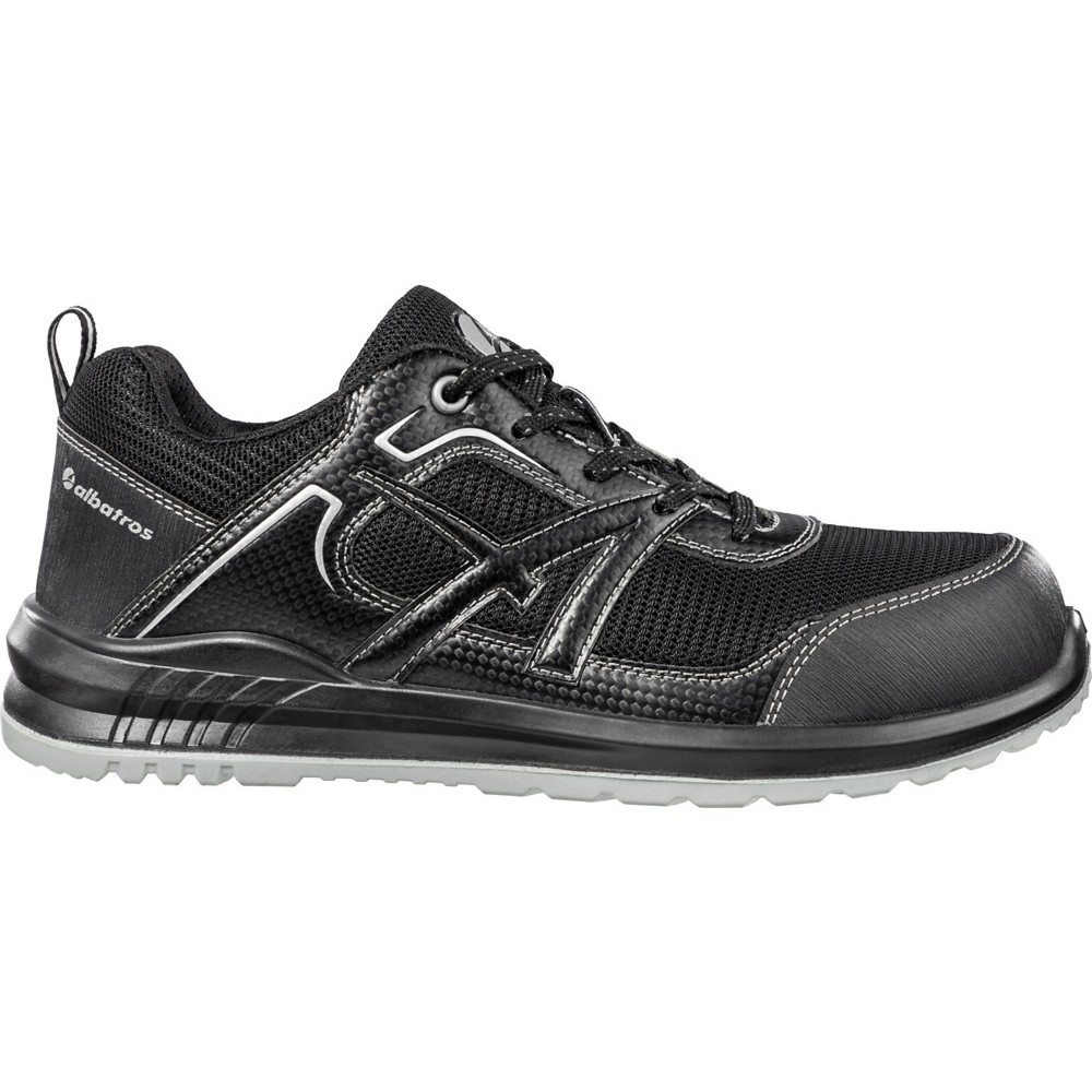 Produktabbildung: albatros Sicherheitsschuh RIDER BLACK LOW S1P ESD SRC, schwarz, Größe 38
