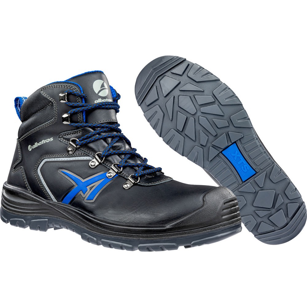 Produktabbildung Nr. 5: albatros Sicherheitsschuh UNIT BAU MID S3 SRC, schwarz-blau, Größe 40