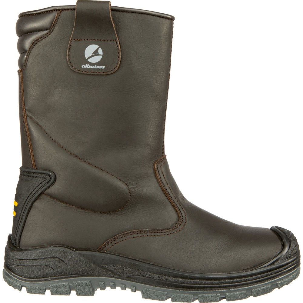 Produktabbildung: albatros Sicherheitsstiefel RIGGER BOOT BRAUN S3 CI SRC Größe 43, braun