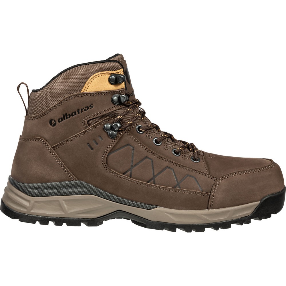 Produktabbildung: albatros Trekkingschuh HÖFEN CTX MID, braun/gelb, Größe 44