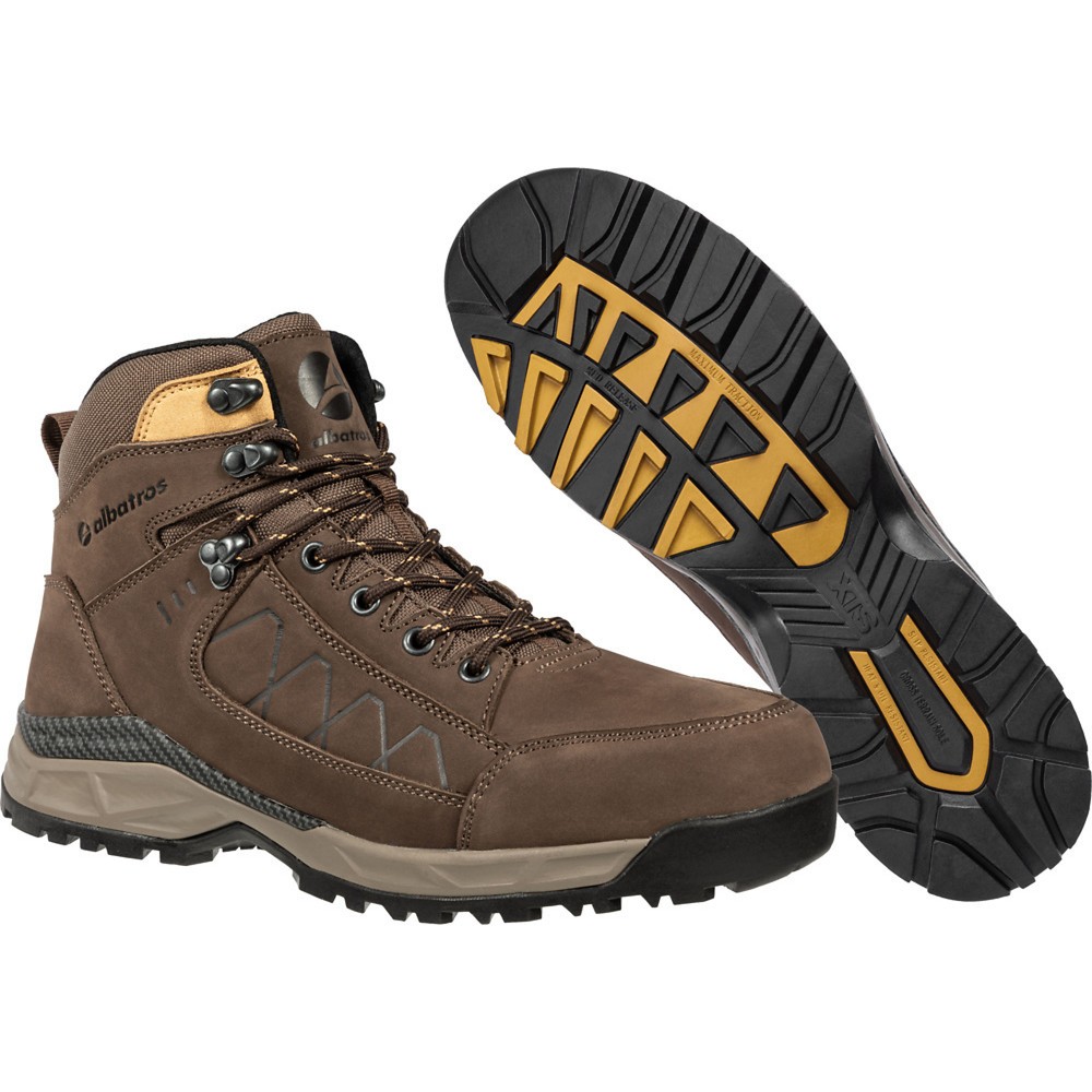 Produktabbildung Nr. 2: albatros Trekkingschuh HÖFEN CTX MID, braun/gelb, Größe 44