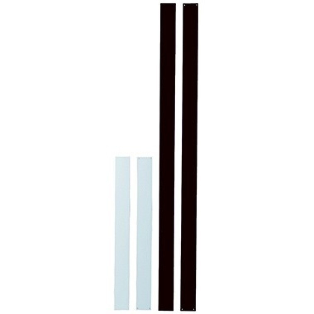 Produktabbildung Nr. 2: ALCO Wandleisten 691-10 weiß für Magnete 100x5cm lackiert selbstkleb