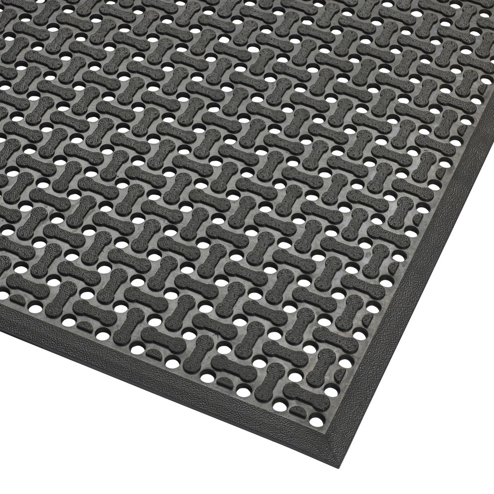 Imagen del producto: Alfombrilla antifatiga NoTrax Superflow®, 600 x 900 mm (ancho x largo), negra