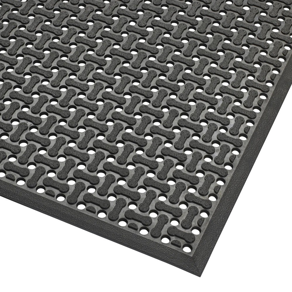 Imagen del producto: Alfombrilla antifatiga NoTrax Superflow® XT nitrilo, 600 x 900 mm (ancho x largo), negra