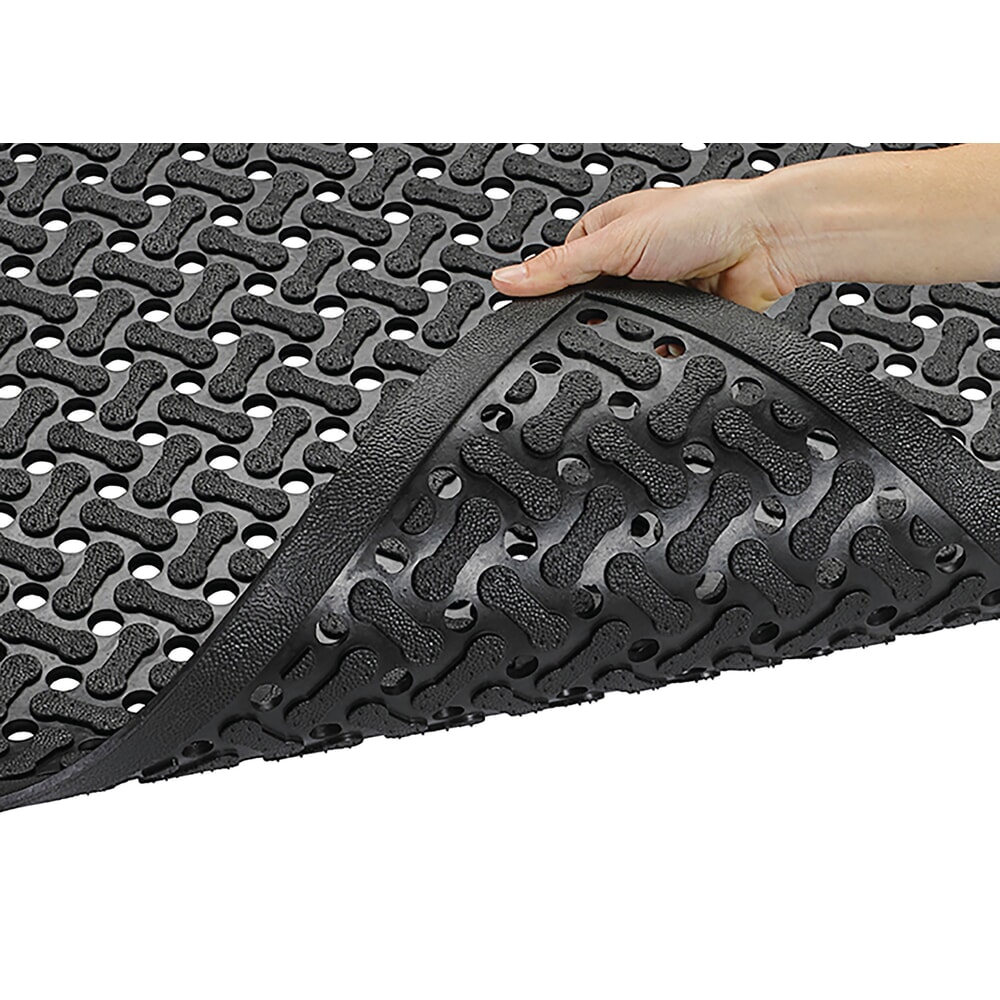 Número de imagen del producto 2: Alfombrilla antifatiga NoTrax Superflow® XT nitrilo, 600 x 900 mm (ancho x largo), negra