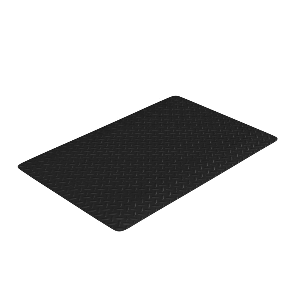 Número de imagen del producto 4: Alfombrilla antifatiga para cargas pesadas, antideslizante, metro lineal x 1.520 mm, negro