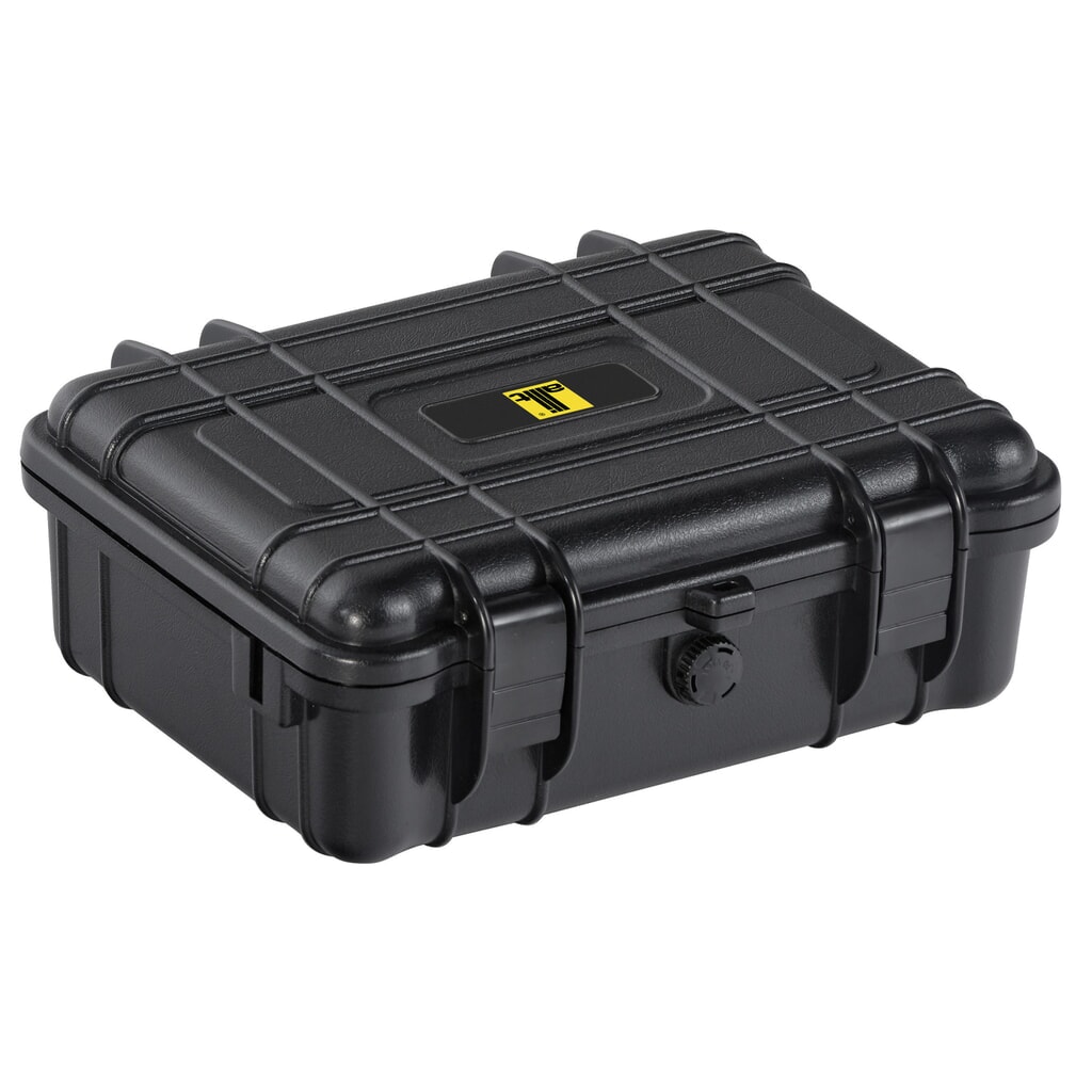 Allit Transportkoffer DinoPlus Outdoor F9, inkl. Schultergurt, Nutzmaße HxBxT 190 x 130 x 71 mm, schwarz Produktabbildung Nr. 1: Allit Transportkoffer DinoPlus Outdoor F9, inkl. Schultergurt, Nutzmaße HxBxT 190 x 130 x 71 mm, schwarz