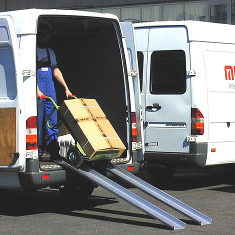 Produktabbildung Nr. 2: Altec Altec Verladeschienen ABS, mit Schutzrand, für leichtere Ladegüter, Tragkraft/Paar 600 kg, LxB 1.500 x 150 mm