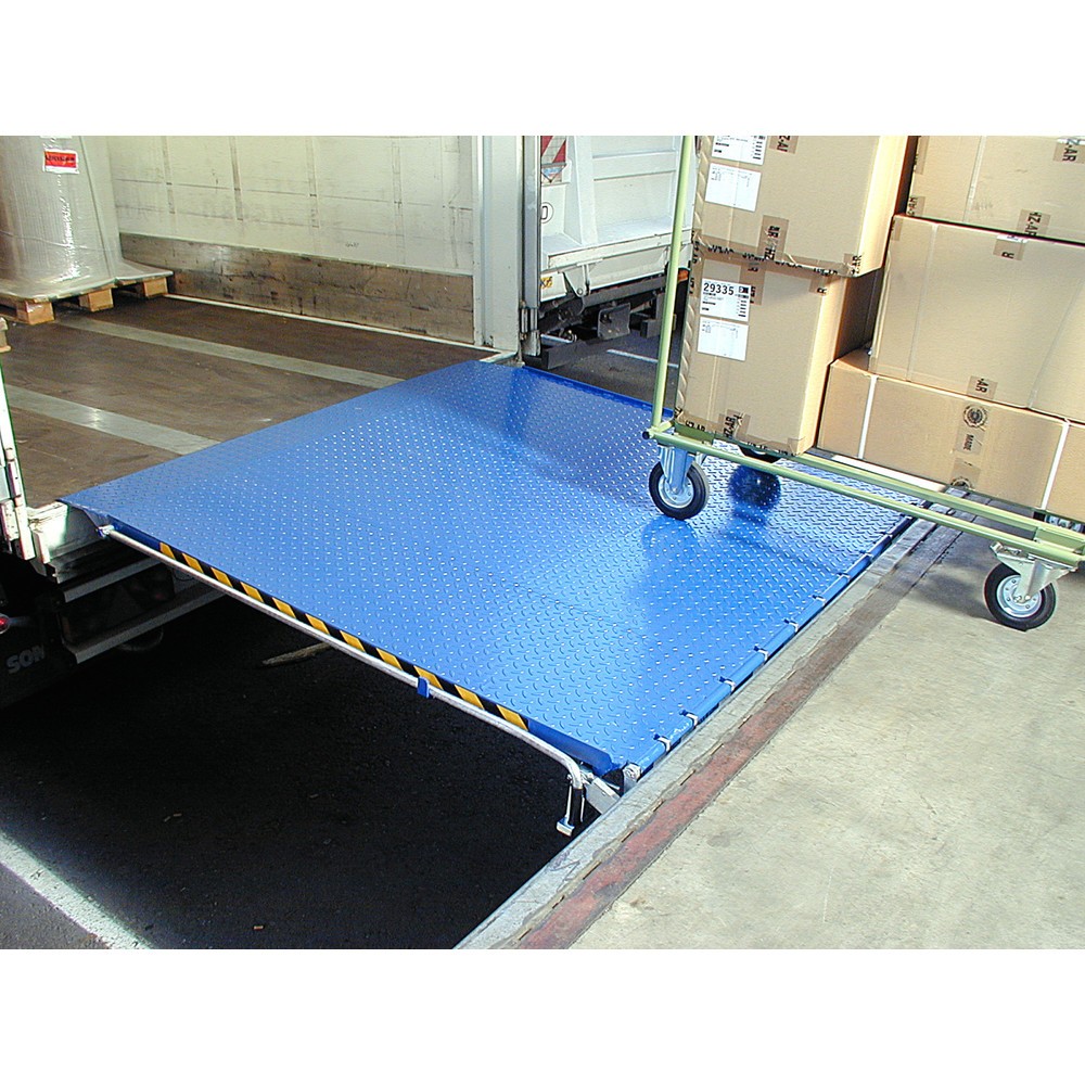 Produktabbildung Nr. 2: Altec Robuste Rampenladebrücke FBSV, aus Stahl, LxB 1.500x1.500 mm