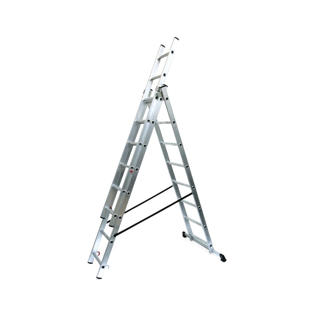 Produktabbildung Nr. 1: Alu-Schiebeleiter BASIC 3-in-1, Arbeitshöhe Anlegeleiter 5,94 m
