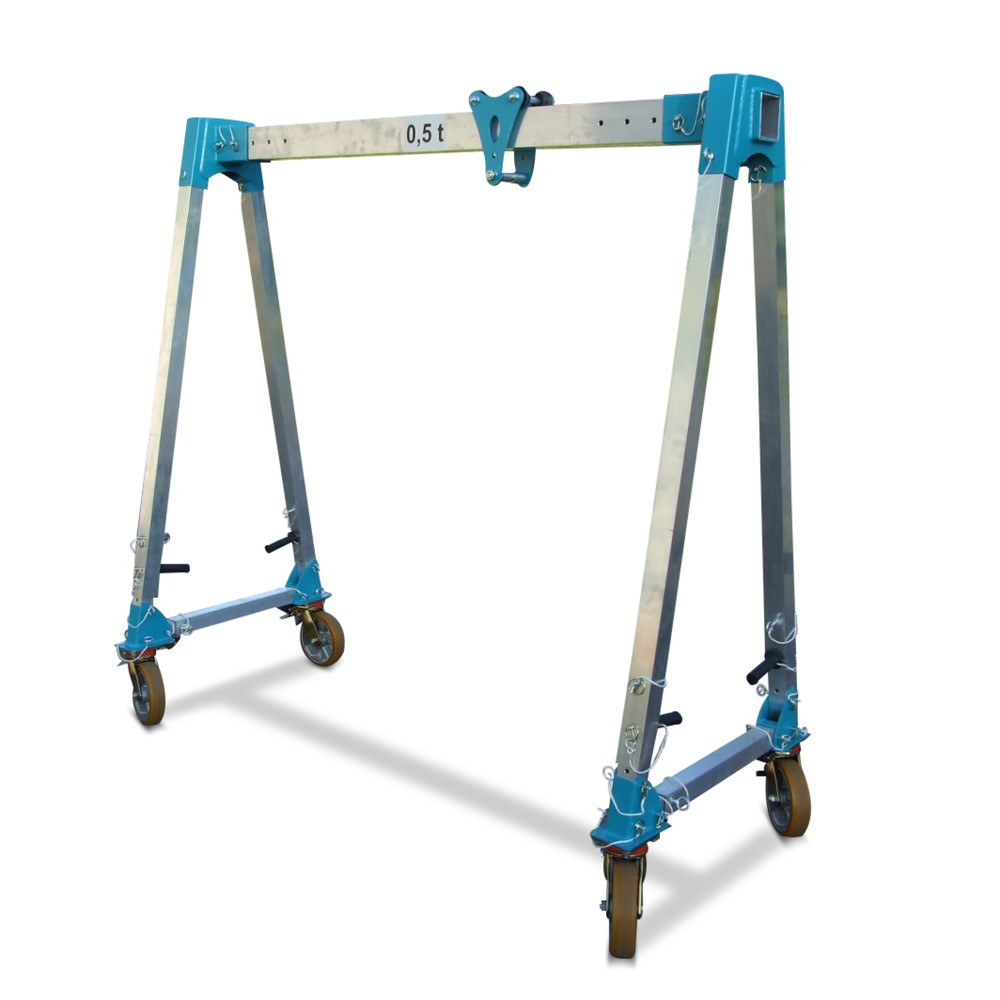 Produktabbildung Nr. 2: Alu-Vierbein AVF 0,5, verfahrbar, Trägerlänge 2.000 mm, TK 500 kg