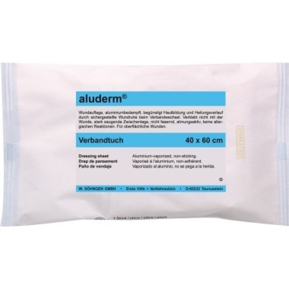 Produktabbildung: aluderm Verbandtuch 1003204 40x60cm