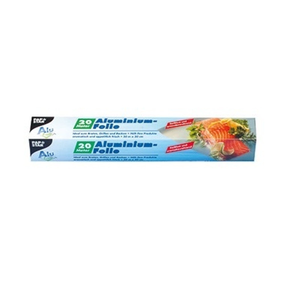 Produktabbildung: PAPSTAR Aluminiumfolie 14020 30cmx20m 0,011mm silber