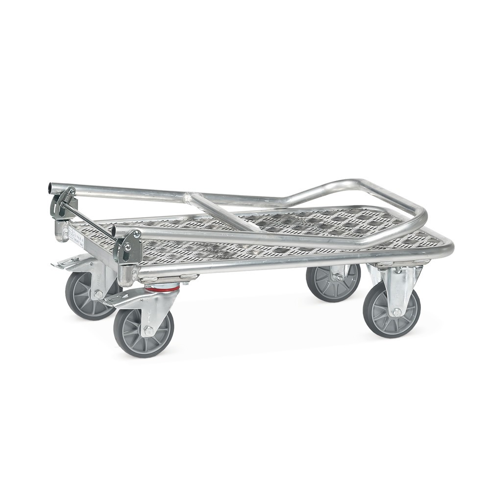Zdjęcie produktu nr 4: Wózek transportowy fetra® z aluminium, powierzchnia ładunkowa szer. x gł. 600 x 900 mm