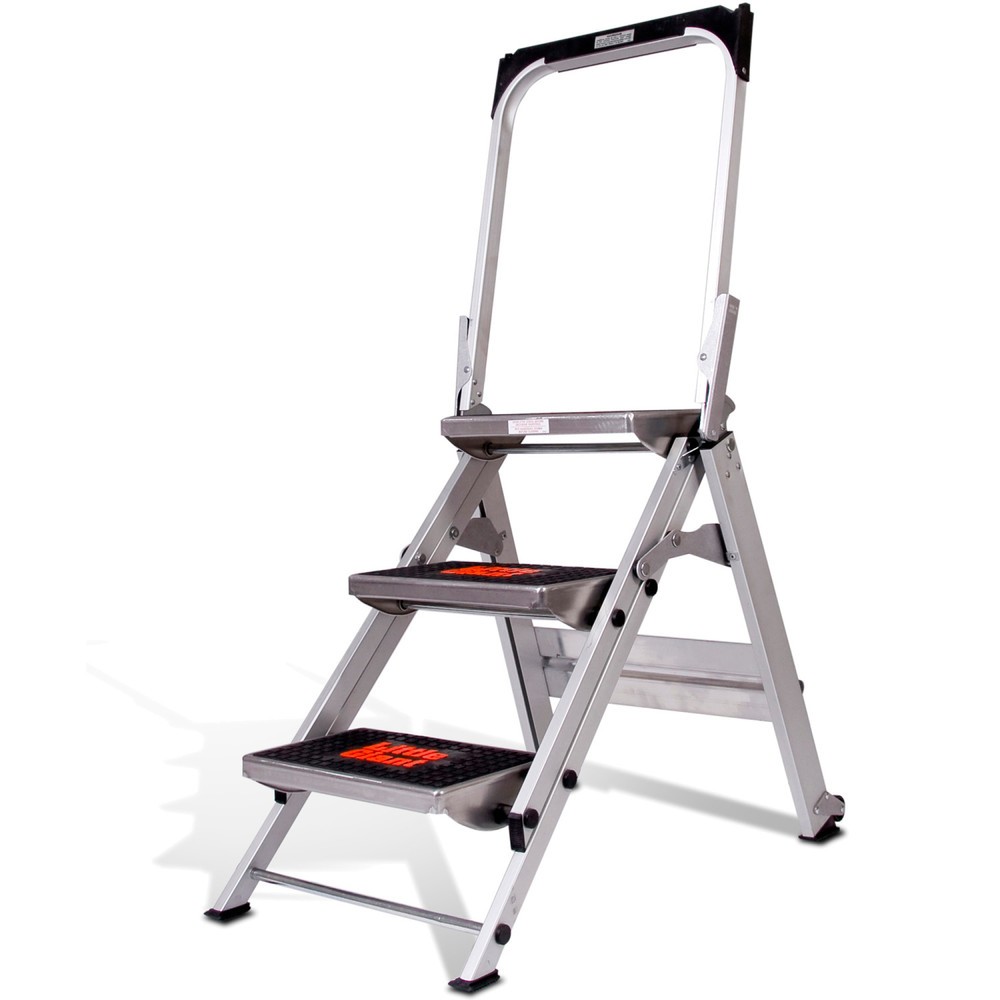 Produktabbildung Nr. 1: Aluminium Leiter Brenta, 1-seitig, 3 Stufen