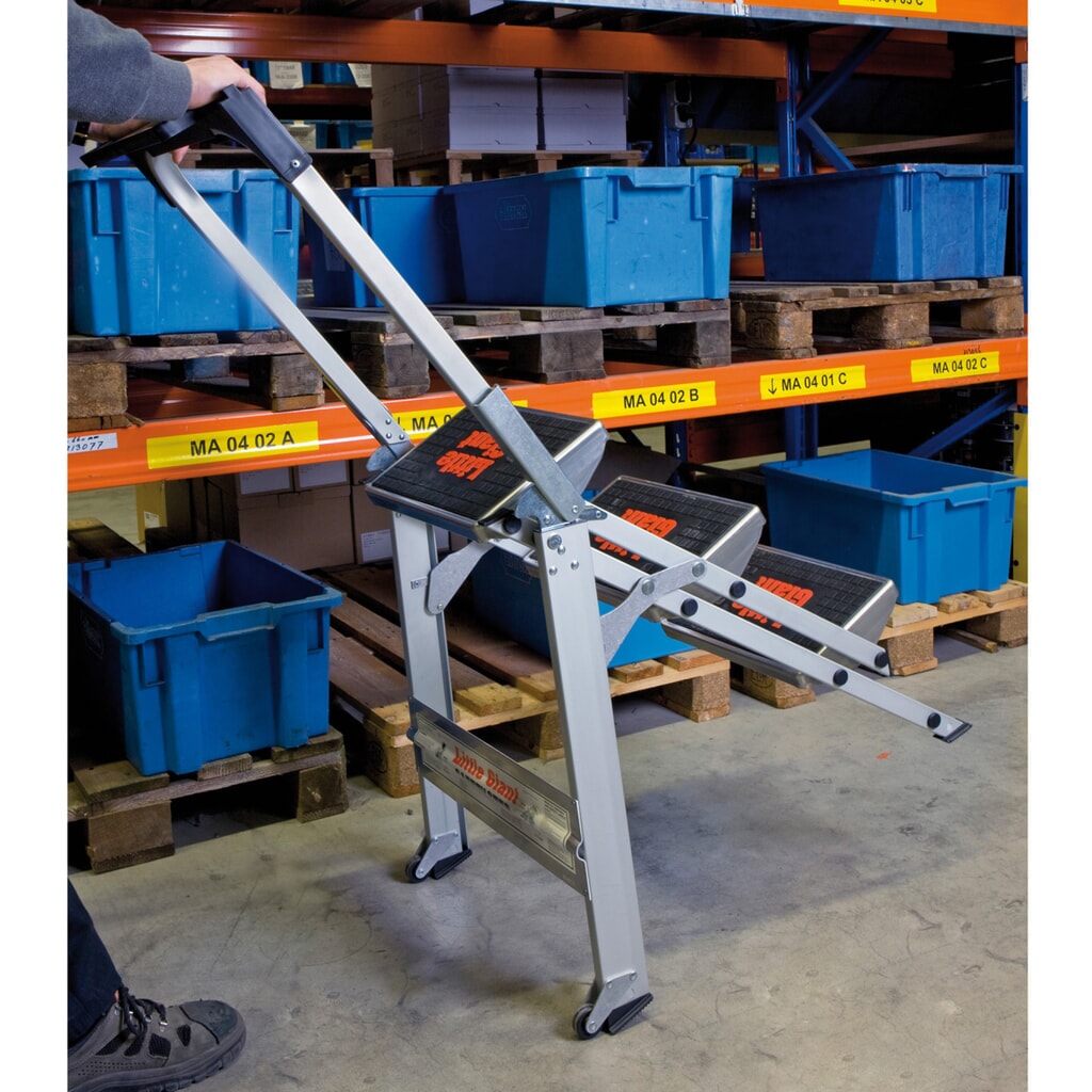 Aluminium Leiter Brenta, 1-seitig, 2 Stufen Produktabbildung Nr. 4: Aluminium Leiter Brenta, 1-seitig, 2 Stufen