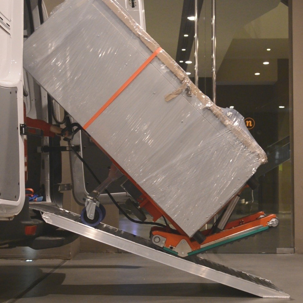 Productafbeelding nr. 2: Aluminium oprijplaat voor trapklimmer Zonzini Domino en Skipper Plasmoid