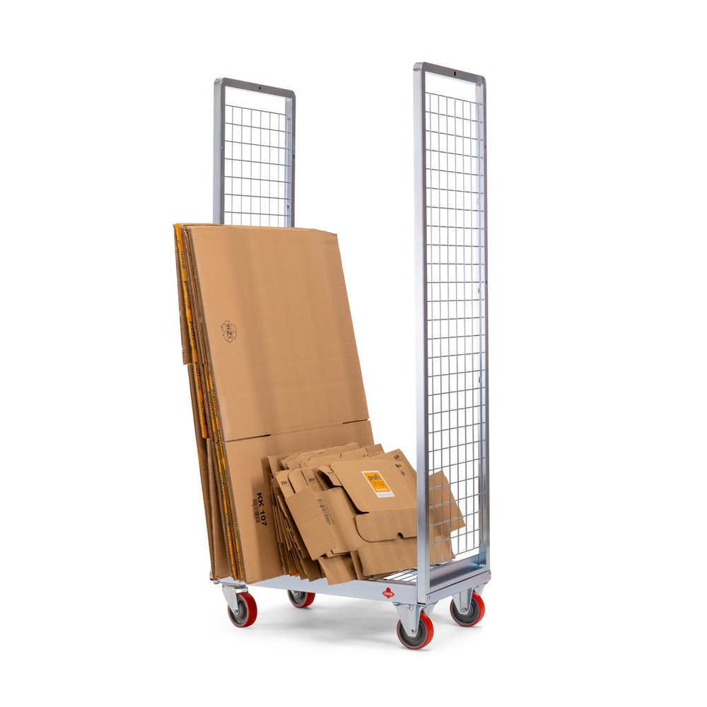N° de l'image du produit 5 : Chariot de préparation des commandes Ameise® AK-S, 2 parois grillagées, HxlxP 1 560 x 405 x 700 mm