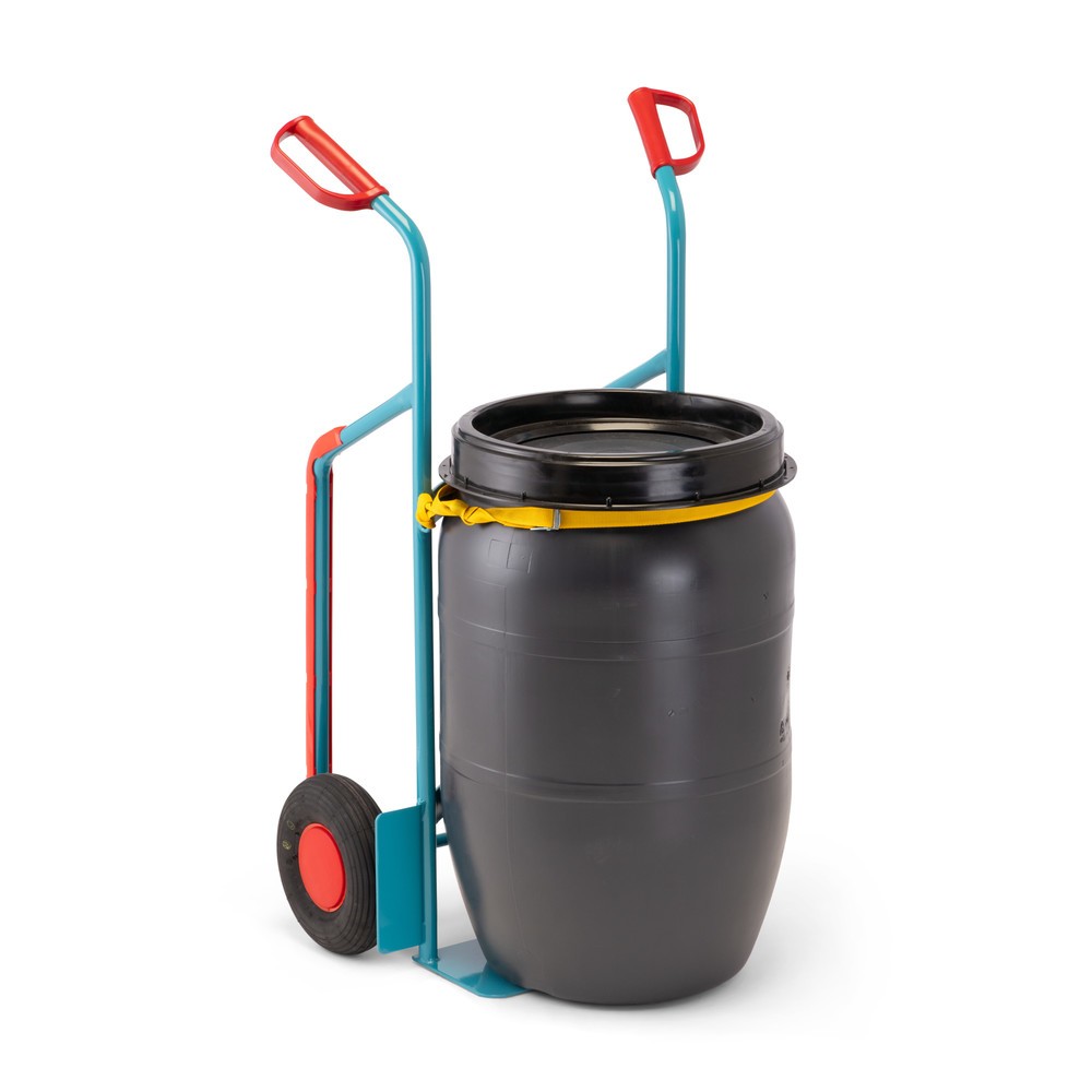 N° de l'image du produit 5 : Ameise® Diable porte-fûts pour 1x fût de 200 litres, capacité de charge 250 kg, bande de serrage de sécurité