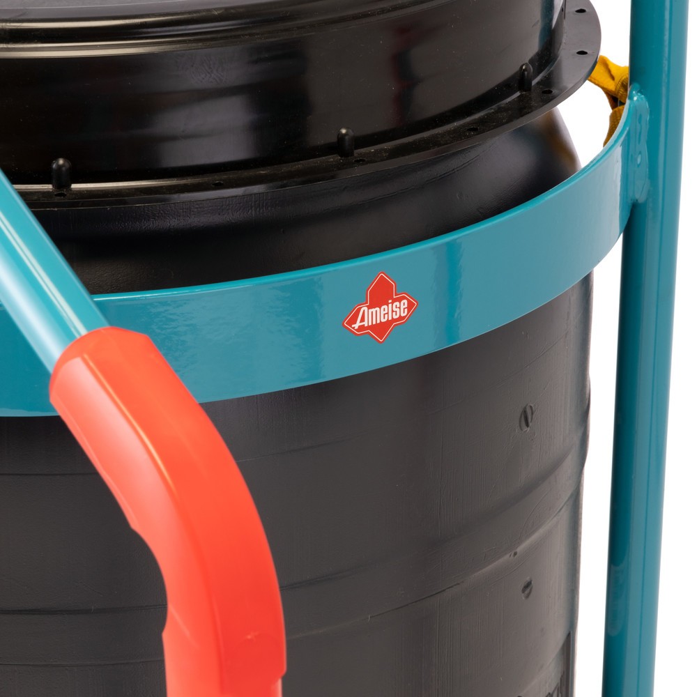 N° de l'image du produit 7 : Ameise® Diable porte-fûts pour 1x fût de 200 litres, capacité de charge 250 kg, bande de serrage de sécurité