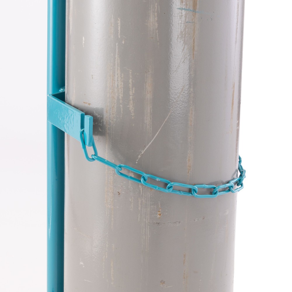 N° de l'image du produit 7 : Ameise® Diable pour bouteilles en acier, pour 1 bouteille de 20-50 litres, pneumatiques gonflables
