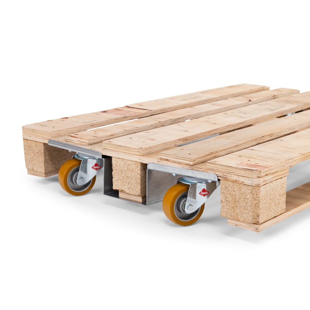 Produktabbildung Nr. 3: Ameise® Europaletten-Roller A-ER1, 2er-Set, Tragkraft 1.000 kg